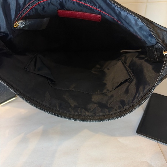 Tommy Hilfiger Black Logo Jacquard Crossbody Bag - Picture 4 of 4